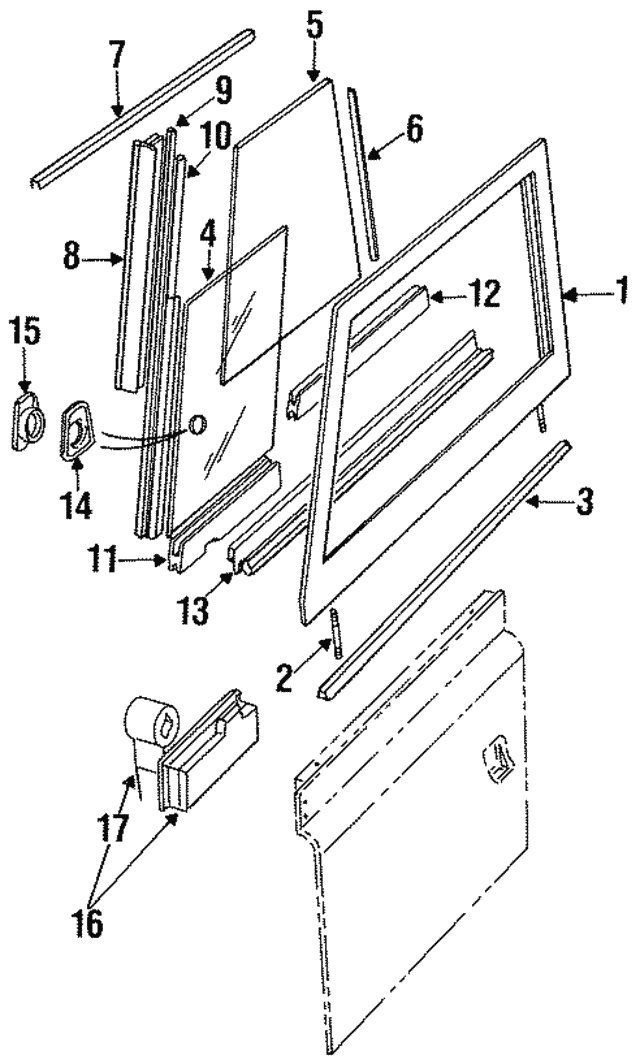 Front Weather-Strip - Land-Rover (MTC6215) Front Weather-Strip - Land-Rover (MTC6215)