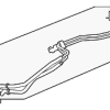 Hose & Tube Assembly - Land-Rover (LR037948)