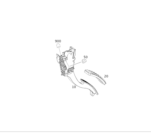 Accelerator Pedal Module - Mercedes-Benz (246-300-18-04)