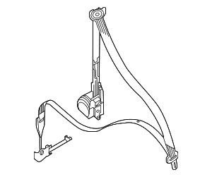 Seat Belt Assembly - Volkswagen (561-857-706-H-RAA) Seat Belt Assembly - Volkswagen (561-857-706-H-RAA)