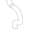 Engine Coolant Hose - Land-Rover (LR016324)