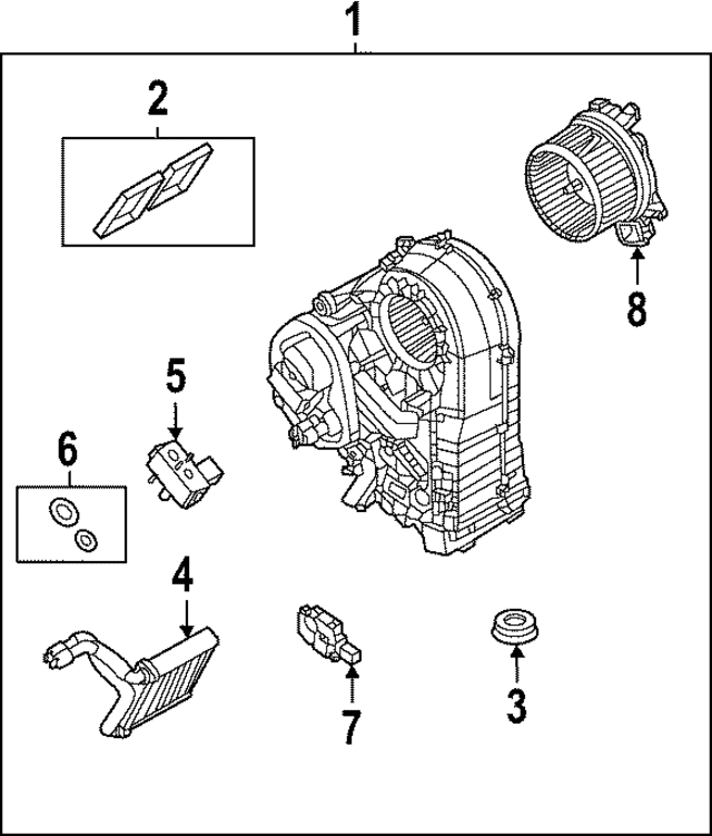 Seal Kit - Land-Rover (LR159415) Seal Kit - Land-Rover (LR159415)