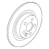 Disc Brake Rotor - Land-Rover (LR161920)