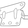 2011-2015 Volkswagen Touareg - Engine Control Module Bracket - Volkswagen (7P0-907-101)