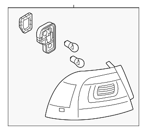 2011-2014 Volkswagen Touareg - Tail Lamp Assembly - Volkswagen (7P6-945-095-G) 2011-2014 Volkswagen Touareg - Tail Lamp Assembly - Volkswagen (7P6-945-095-G)