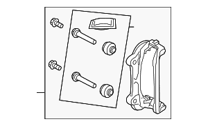 Disc Brake Caliper Bracket - Land-Rover (LR110406) Disc Brake Caliper Bracket - Land-Rover (LR110406)