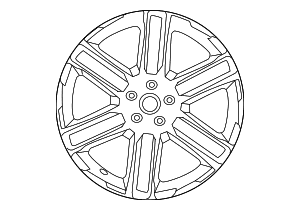Wheel, Alloy - Land-Rover (LR050931) Wheel, Alloy - Land-Rover (LR050931)