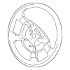 Steering Wheel - Land-Rover (QTB501730PVA)