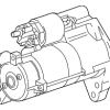 Starter Motor - Land-Rover (LR080305)