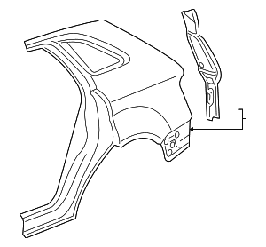 Quarter Panel - Audi (8U0-809-837-A) Quarter Panel - Audi (8U0-809-837-A)