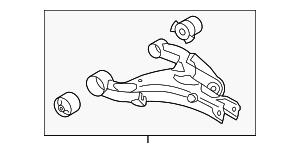 Lower Control Arm - Land-Rover (LR019978) Lower Control Arm - Land-Rover (LR019978)