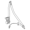 Seat Belt Assembly - Volkswagen (7L6-857-705-D-HCP)