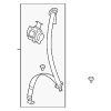 Lap & Shoulder Belt - Volkswagen (3D7-857-805-C-PNA)