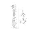 Left and Right Strut - Mercedes-Benz (204-323-29-00-64)