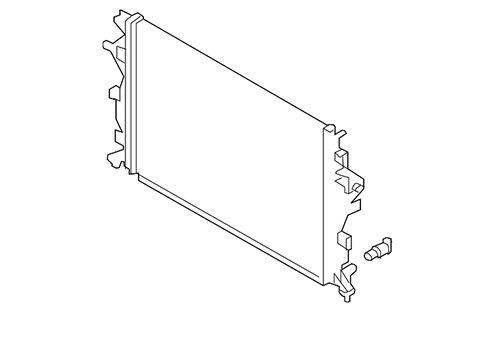 Radiator - Mercedes-Benz (114-501-03-01)