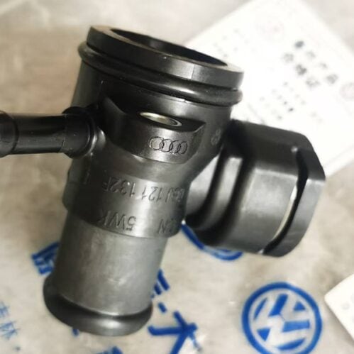 Genuine 06J 121 132 D , L06J 121 132 F. Water Coolant Hose Connector 06J121132F Replacement for VW Golf Jetta MK5 /6 Tiguan AUDI Q3 2.0T.